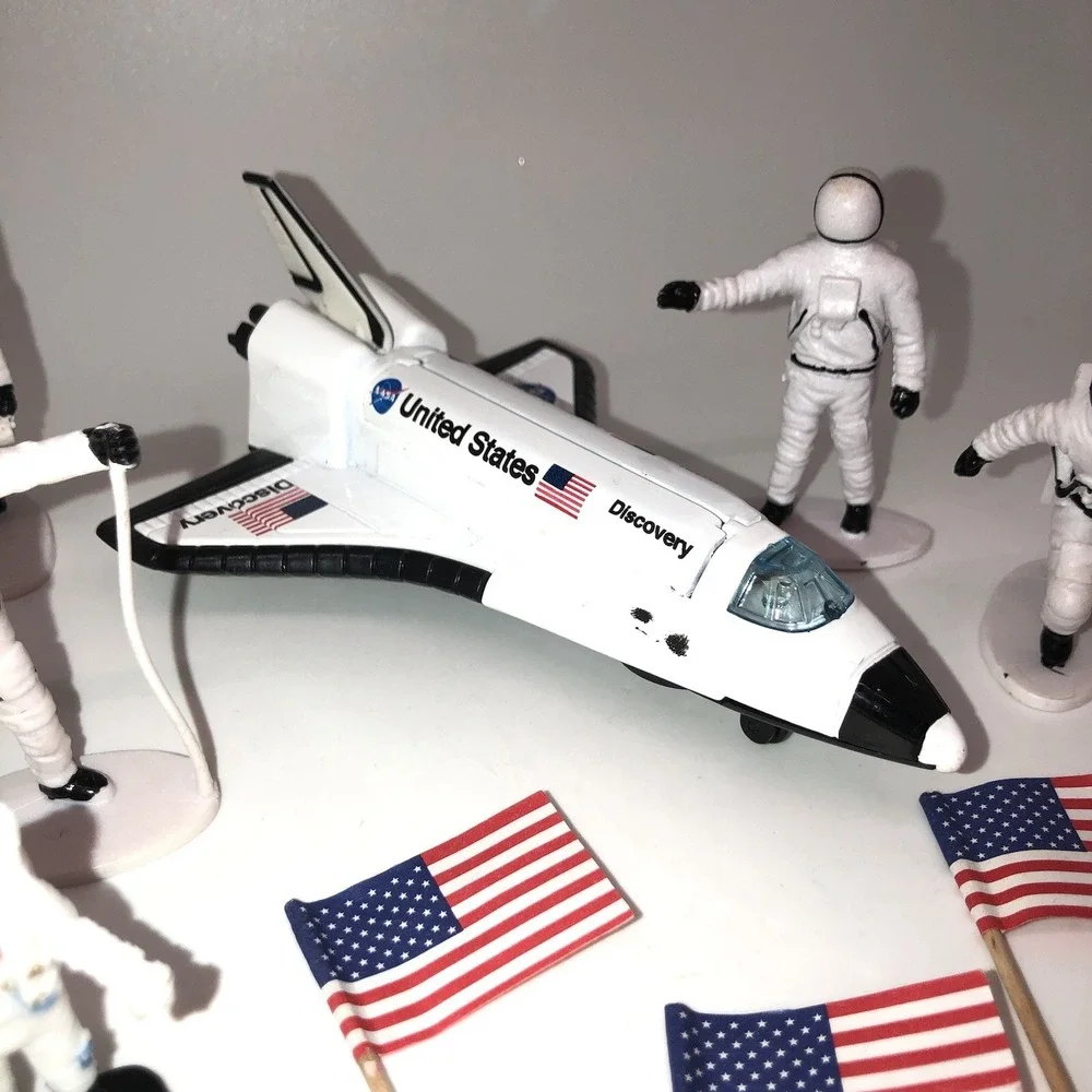 NASA Space Shuttle Discovery Astronaut Toy Lot Cake Topper Toppers
